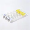Pincel de Máscara de Cílios em Tubo em estoque Atacado Descartável Haste de Cristal Pincel de Máscara de Cílios Pente Curvador de Sobrancelhas Portátil Pincel de Máscara de Cílios para Maquiagem