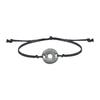 Pulseira trançada simples popular transfronteiriça da Amazon europeia e americana, pulseira versátil de cordão encerado, pulseira de miçangas cor de concha