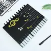 Pasta de Bolso Transparente A4 Reutilizável para Partitura Musical Múltiplas Camadas Pasta de Partitura Musical Pasta de Partitura de Piano Partitura de Piano