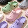 Zuecos Resistentes al Sudor con Forma de Perro para Mujer, Calzado de Verano para Exteriores, Pantuflas de Casa para Pareja, Pantuflas de Dibujos Animados Antideslizantes para el Hogar para Hombre, Resistentes al Desgaste