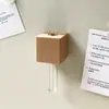 ^Diy Atmósfera Creativo Decorativo Imán Tubo de Ensayo Zakka Florero Madera Maciza de Gama Alta Arreglo Floral Imán Magnético para Refrigerador