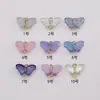 2026 Novo Pingente de Vidro Borboleta Materiais Artesanais DIY Pulseira Colar Brincos Grampo de Cabelo Pulseira com Franja Materiais