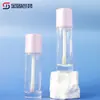 Frasco Cilíndrico com Pincel 30ml para Base Corretivo Cosmético Líquido Embalagem para Protetor Solar Atacado Embalagens para Produtos de Cuidados com a Pele