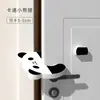 Sujetador de clip para puerta de seguridad infantil, tope de puerta anti-pellizcos y anti-colisiones para la habitación del bebé, abrazadera para puerta corrediza