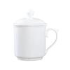 Taza Clásica para Conferencias, Taza de Cerámica Blanca de Alta Calidad para Regalo de Oficina, Logo Personalizado, Imagen, Texto, Publicidad, Regalo, con Tapa
