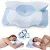 Almohada Cervical Cruzada Almohada con Forma de Mariposa Sensación Fresca de Verano Almohada de Protección para el Cuello Almohada para Dormir Almohada de Memoria Almohada para Vértebras Cervicales