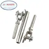 Abrazadera de Tornillo Cerrada Roscada Estilo Europeo de Acero Inoxidable 304 316 Tipo Horquilla Apretador de Tubería