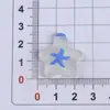 Accesorios de Resina con Forma de Estrella de Mar Azul Mineral de Venta Caliente para Zuecos DIY, Venta al por Mayor desde el Fabricante