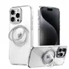 Adecuado para funda de teléfono móvil Apple 18Pro, soporte magnético giratorio, soporte metálico plegable 17Air, cubierta protectora transparente