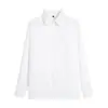 Camisas de Uniforme Jk para Homens e Mulheres Manga Comprida Básica Nova Solta Estudante Camisas Brancas Tops para Usar por Baixo Versátil Outono e Inverno