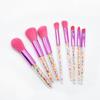 Kit de Pincéis de Maquiagem Candy Conjunto Completo Pincel de Pó de Cristal Ferramentas de Maquiagem para Beleza Pincel de Sombra Cabelo Macio Portátil Viagem Transfronteiriça
