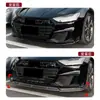 Adecuado para Audi Audi A7 S7 C8 Sline Labio Frontal Pala Frontal Integrada Spoiler del Parachoques Delantero Modificación 2019+