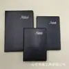 Cuaderno de Reuniones de Negocios Jinsha Multitamaño Engrosado Bloc de Notas de 115 Hojas Libro de Registro de Cuero Negro Libro de Registro de Lado Duro