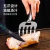 Separador de Carne Multifuncional de Garra de Oso, Desgarrador de Carne de Garra para Pollo y Res, Tenedor de Comida de Cocina para Barbacoa, Herramienta para Cortar Carne