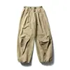 Pantalones de trabajo funcionales ligeros para exteriores de otoño, tipo paracaidista, impermeables, a prueba de viento, de secado rápido, resistentes al desgarro, con forro polar, largos
