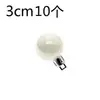 Pelota Transparente de Plástico Iridiscente Galvanizada Pelota de los Deseos Bola de Cristal Decoración para Pastel de Cumpleaños Adorno para Hornear Paquete de 10