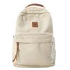 Mochila de Pana para Mujer Simple de Gran Capacidad Bolsa para Estudiante de Secundaria Mochila Retro de Escuela Secundaria Americana Bolsa para Computadora