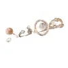 Anillo Abierto Redondo de Resina Plegada, Moderno y Versátil, Popular en Xiaohongshu, Anillo para Dedo Índice, Joyería de Gama Alta Nicho para Mujeres