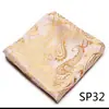 Bufanda Cuadrada de Rayas para Hombre Lista para Usar de Fabricante Venta Caliente Transfronteriza Accesorios para Traje de Vestir Pañuelo de Bolsillo Pañuelo de Mano