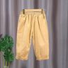 Calças casuais estilo coreano para meninos, outono, novas calças de algodão com pernas retas, estilo ocidental, calças casuais para crianças de médio e grande porte, estudantes