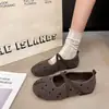 Zapatos de salón Mary Jane de corte bajo estilo ballet para mujer 2026 Otoño nuevos zapatos de noche estilo coreano para combinar con faldas de tacón plano zapatos para conducir