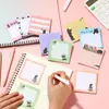 Notas Adhesivas de Dibujos Animados de Venta Caliente Transfronterizas, Bloc de Notas Retro Estilo Ins, Notas Adhesivas Creativas de Animales, Reutilizables y Desprendibles