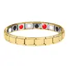 Pulseira Magnética Tiliani Transfronteiriça para Homens e Mulheres Moda Simples Pulseira Magnética de Aço Inoxidável Pulseira Exquisita de Aço Titânio