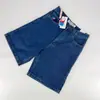 Marca de Moda Europeia e Americana Polar Big Boy Hip-hop Jeans de Sarja Largo Moda Masculina Casual Solto Cinco Pontos