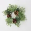 Coronas de Velas, Decoraciones Navideñas, Adornos Festivos, Productos de Imitación Hechos a Mano, Comercio Transfronterizo al por Mayor, Coronas de Velas de Plástico