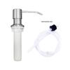 Fornecido Diretamente do Fabricante Original, Dispenser de Sabão com Haste Espiral Estendida, Dispenser de Sabão para Cozinha em Aço Inoxidável, Dispenser de Detergente Doméstico
