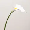 Flor Artificial de Lirio de Calas de Alta Calidad Decoración para el Hogar Flor Falsa con Tacto de PU Material para Arreglos Florales de Mesa de Comedor de Hotel Flores para Bodas