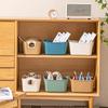 Cesta de almacenamiento de escritorio para baño, cesta para artículos diversos, cesta de almacenamiento de varios tamaños, caja de acabado para artículos diversos, caja de almacenamiento de oficina, plástico de alta gama