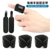 Cinta de Fijación para Dedos con Esponja Baloncesto Deportes Banda Elástica Suave para Protección de Dedos Correa de Fijación Autoadhesiva Ajustable con Velcro