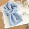 Año del Caballo Ponis Bordado Bufanda Suave y Cálida Versátil Calentador de Cuello de Año Nuevo Bufanda Otoño Invierno para Pareja para Mujeres