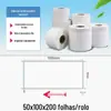 Shengma Aili Papel Térmico Tri-Proof Etiqueta Adesiva Supermercado Chá de Leite Etiqueta Adesiva Amazon Roupas Papel para Impressão de Código de Barras