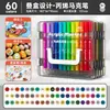 Canetas Marcadoras Acrílicas de Cor Verdadeira, Canetas Aquarela com Pontas Macias, Laváveis, Não Tóxicas, Difíceis de Transpassar, Canetas de Desenho Apagáveis, Conjunto de Canetas Coloridas