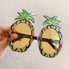 Gafas de sol de moda para niñas, divertidas y bonitas de dibujos animados para cumpleaños, populares en internet de Corea del Sur, accesorios de fotos para niñas.