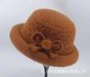 Sombrero nuevo de otoño e invierno para mediana edad, tejido para mujer, versátil, cálido, estilo coreano, grueso, moderno, de lana, tipo cubeta para abuela