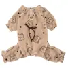 Ropa para perro mascota para otoño e invierno, estilo nuevo, patrón floral japonés, coreano, europeo y americano, elegante, adecuada para salir, con accesorio para correa, talla 26, abrigo de peluche de cuatro patas