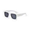 9145 Europeo y Americano Nuevo Transfronterizo Especial Explosiones Moderno Uñas de Arroz Retro Gafas de Sol de Montura Grande Trendy Gafas de Sol para Fotografía Callejera