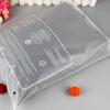 Bolsa Transparente Esmerilada con Cierre Negro Venta al por Mayor Bolsa de Plástico PE Autosellable Calcetines Ropa Almacenamiento Bolsa de Embalaje de Ropa Personalizada