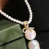 Acessórios DIY S925 prata de lei fecho de pingente de pérola estiloso com suporte de prata que abre para pingente de laço 10-12