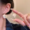 Brincos Ovais de Lantejoulas Estilo Minimalista para Mulheres Design de Nicho Ganchos de Orelha de Alta Qualidade Acessórios de Orelha para o Dia a Dia Moda Venda por Atacado