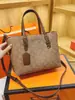Elegante Bolso con Estampado Floral para Mujer, Nuevo Bolso Tote de Moda Primavera/Verano 2026, Versátil para el Trabajo, Bolso de Hombro y Cruzado