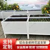 Caja de Plantación de Verduras en Azotea Aleación de Aluminio Caja de Plantación de Flores para Patio Exterior Maceta Grande Maceta para Plantar Árboles Plantación en Tejas Fabricante