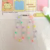 Cadena para teléfono móvil multicolor de cuentas florales mixtas transfronteriza, nueva cadena de cordón anti-pérdida para chicas, estilo pequeño y fresco, colgante de cuentas