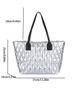 Bolso Tote de Moda de Gran Capacidad Estilo Coreano Versátil 2024 Nuevo Bolso de Mano para Abrigo de Algodón Bolso de Hombro Cruzado para Mujer