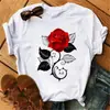 Nueva Harajuku Mujer;s Camiseta Moda Creativa Reose Musical