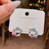 Pendientes Florales Frescos y Dulces Estilo Bosque con Diseño Único, Sensación de Alta Gama, Pendientes de Lujo Ligero, Accesorios para Orejas Versátiles al por Mayor