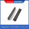 Conector Header Fêmea de Linha Dupla 180 Graus Espaçamento 2,54/2,0 Conector Header Fêmea em Forma de U Compatibilidade de Alta Velocidade Forte Alta Frequência